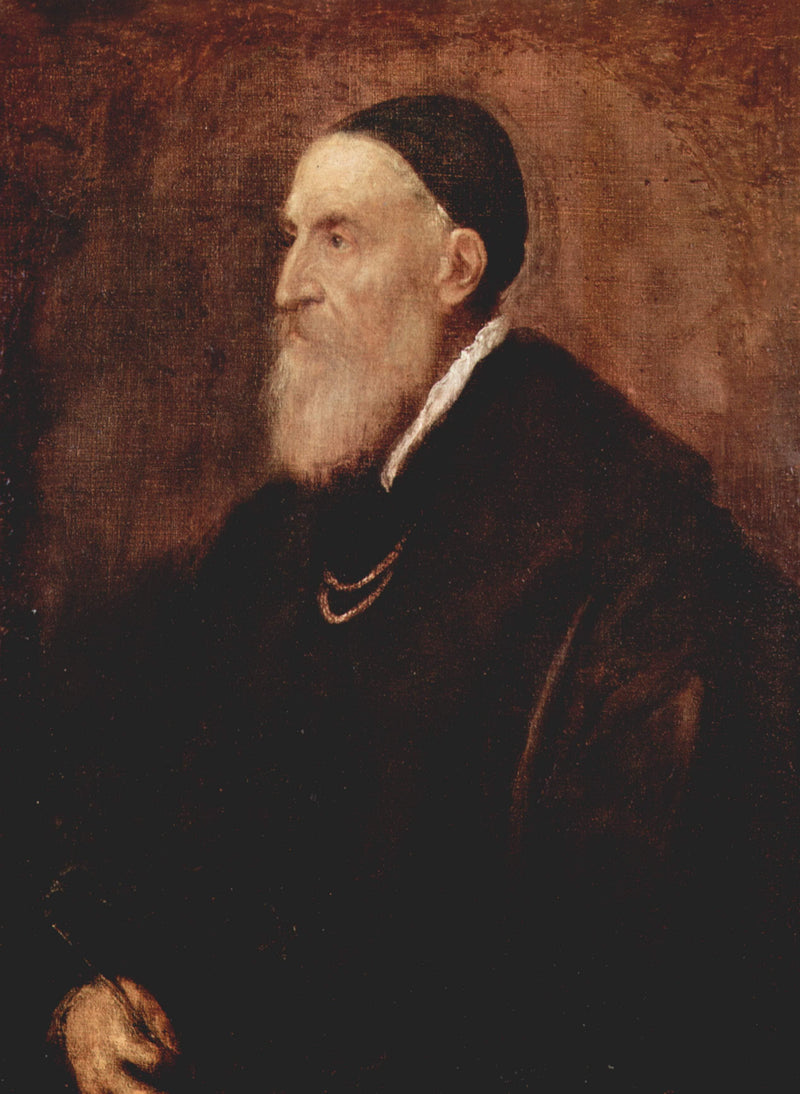 Self-portrait by Titian — Oil Painting Reproduction