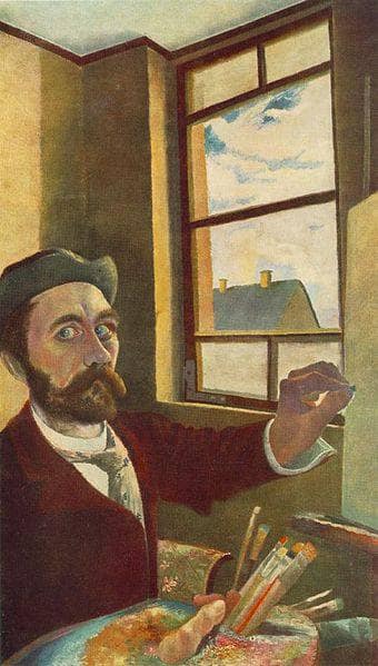Self-Portrait by Tivadar Kosztka Csontvary — Oil Painting Reproduction