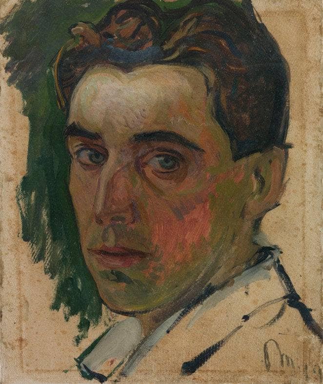 Self-portrait by Umberto Moggioli — Oil Painting Reproduction