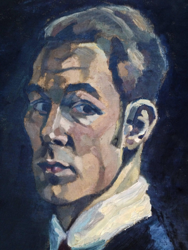 Self Portrait by Walter Gramatté — Oil Painting Reproduction