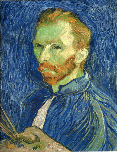 Self Portrait with Pallette in study