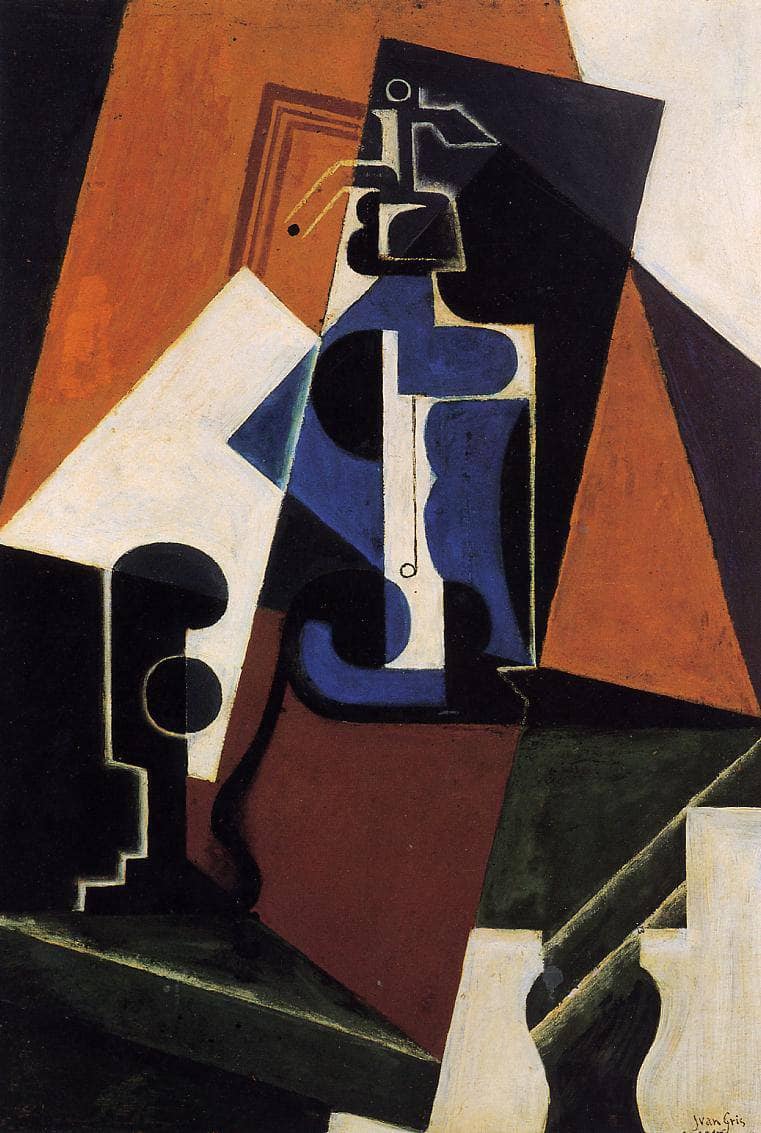 Seltzer Bottle and Glass by Juan Gris — Oil Painting Reproduction