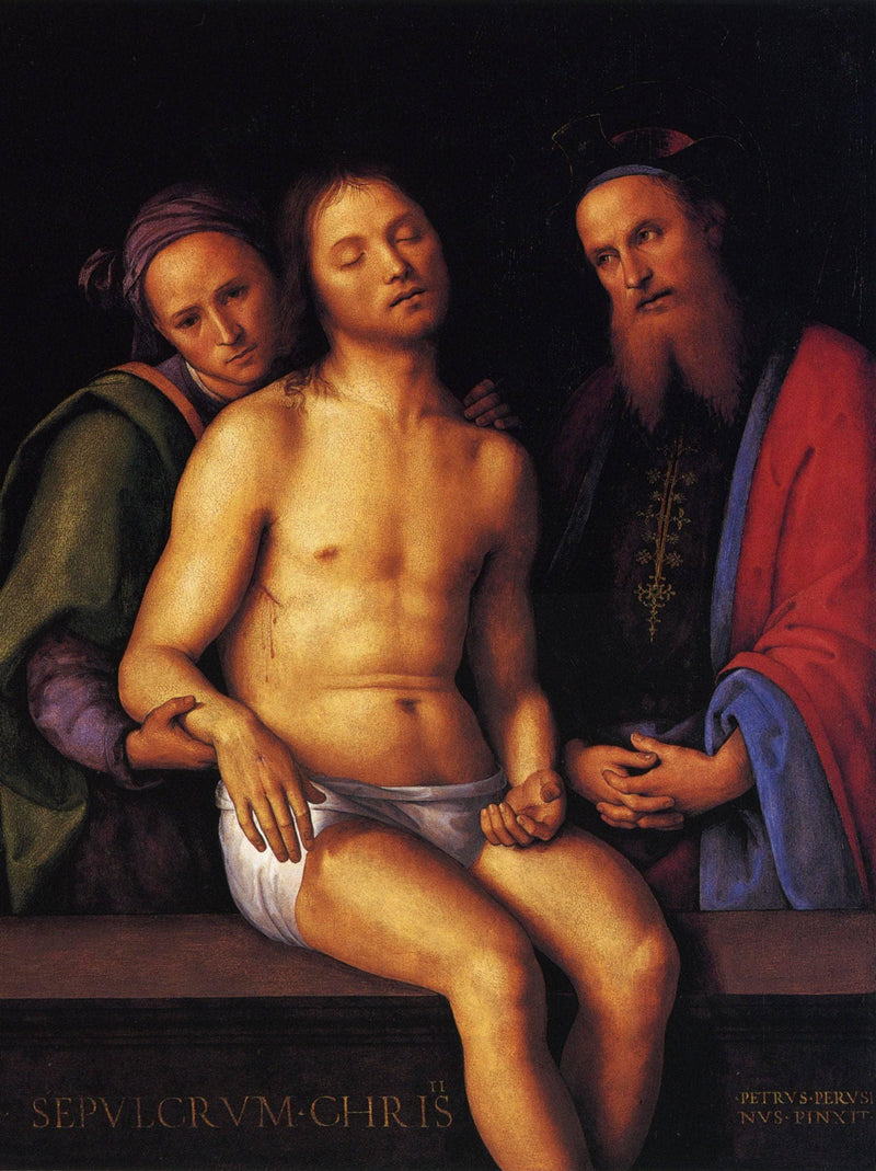 Sepulcrum Christi by Pietro Perugino — Oil Painting Reproduction