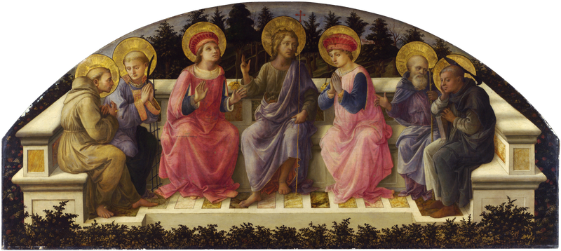 Seven Saints by Filippo Lippi, Oil Painting Reproduction