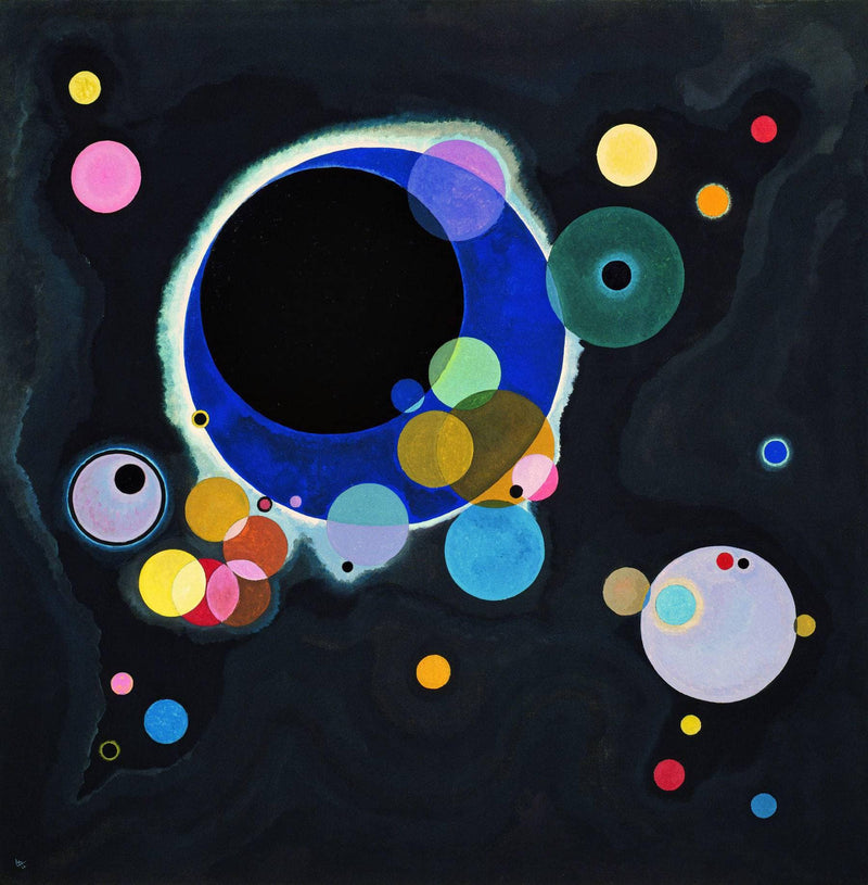 Several Circles by Wassily Kandinsky — Oil Painting Reproduction
