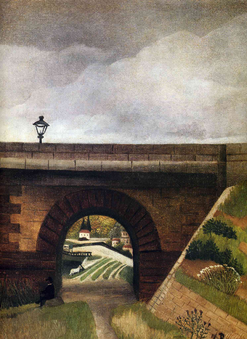 Sevres Bridge by Henri Rousseau — Oil Painting Reproduction