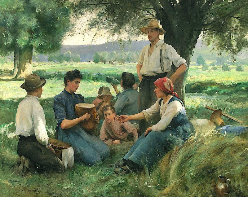 Shadow and Sunlight by Julien Dupré — Oil Painting Reproduction