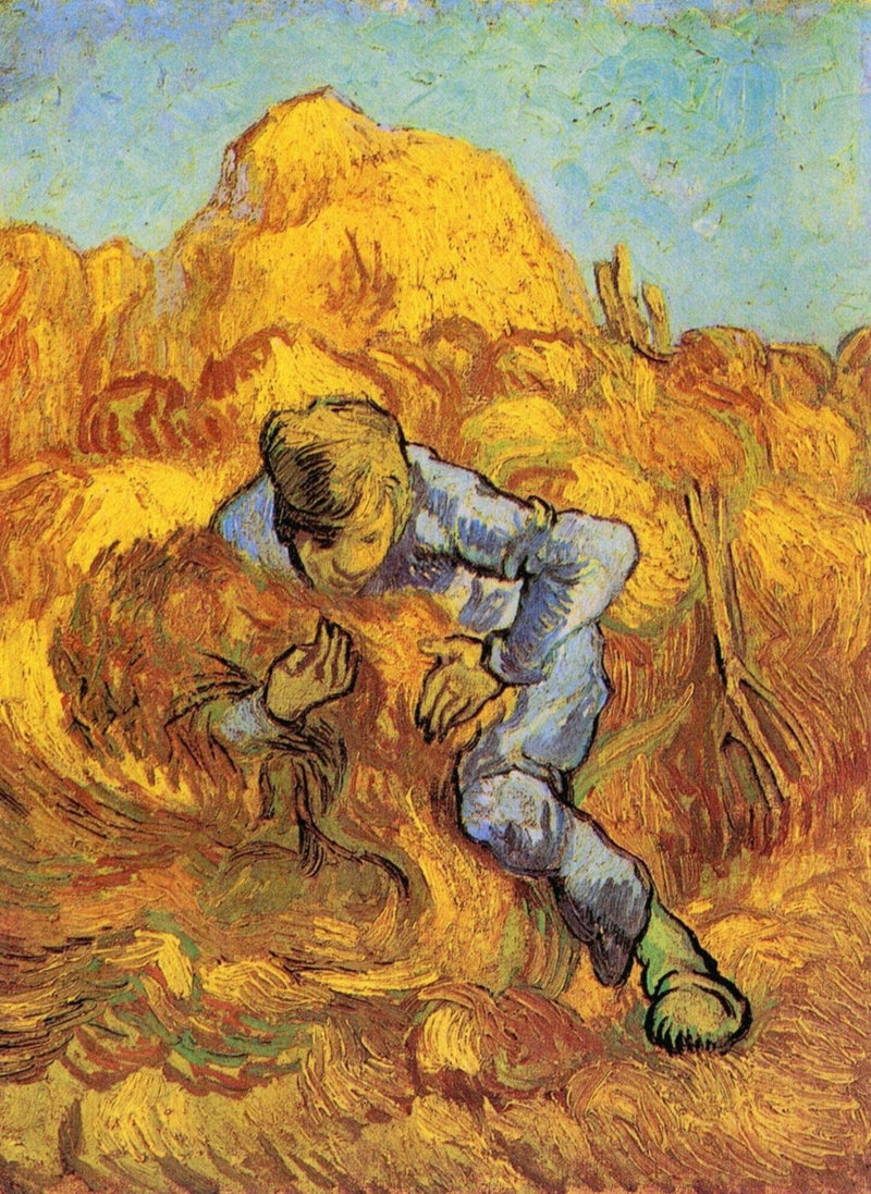 Sheaf-Binder, The after Millet by Vincent van Gogh — Oil Painting Reproduction