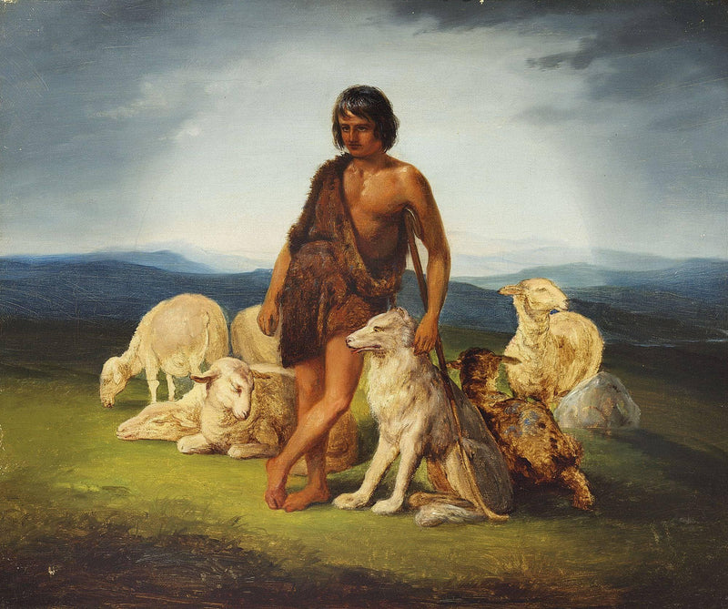 Shepherd by Elisabeth Jerichau-Baumann — Oil Painting Reproduction