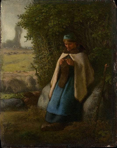 Shepherdess Seated on a Rock in kitchen