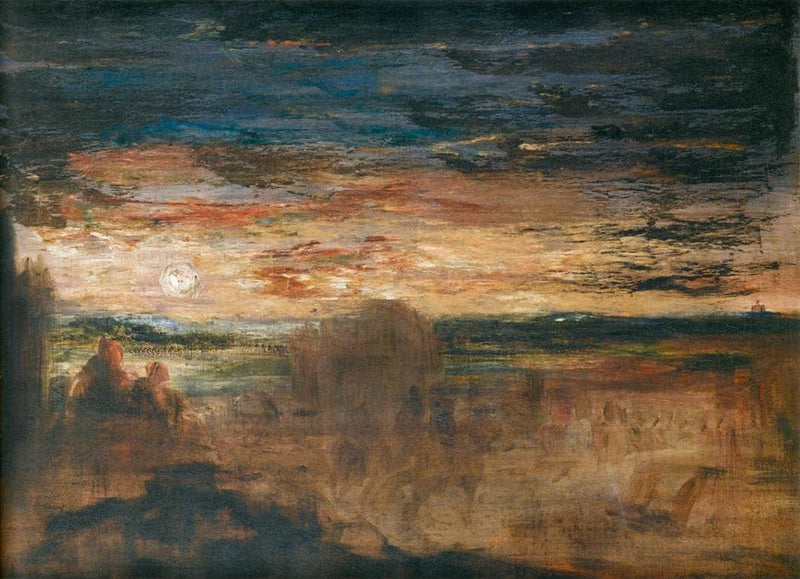 Shepherds Viewing Passing Soldiers by Gustave Moreau — Oil Painting Reproduction