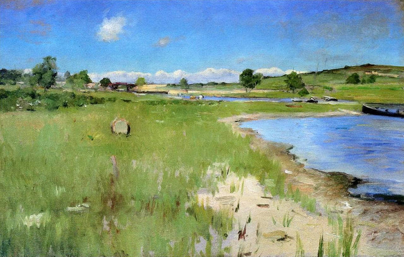 Shinnecock Hills from Canoe Place, Long Island by William Merritt Chase — Oil Painting Reproduction