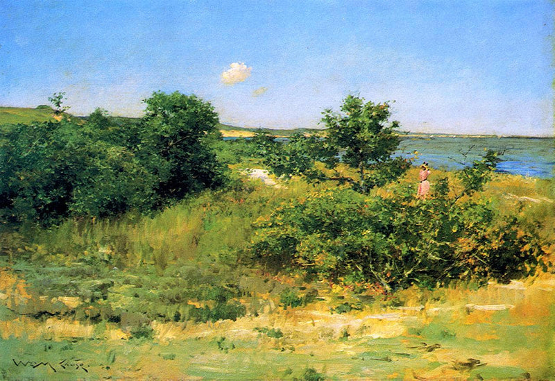 Shinnecock Hills, Peconic Bay by William Merritt Chase — Oil Painting Reproduction