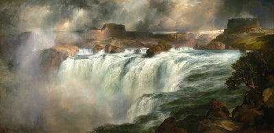 Shoshone Falls on the Snake River in dining room