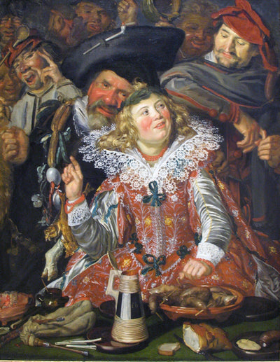 Shrovetide Revellers (The Merry Company) in apartment