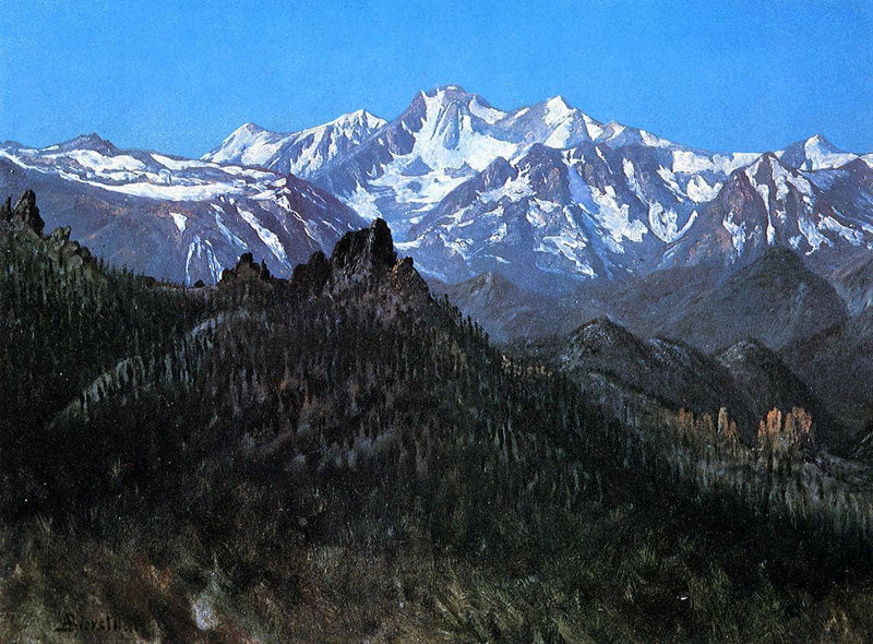 Sierra Nevada by Albert Bierstadt — Oil Painting Reproduction
