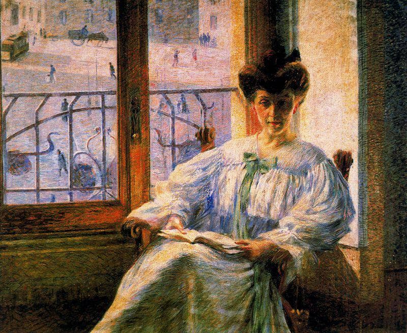 Signora Massimino by Umberto Boccioni — Oil Painting Reproduction