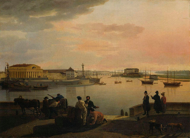 View of St.Petersburg by Sylvester Shchedrin — Oil Painting Reproduction