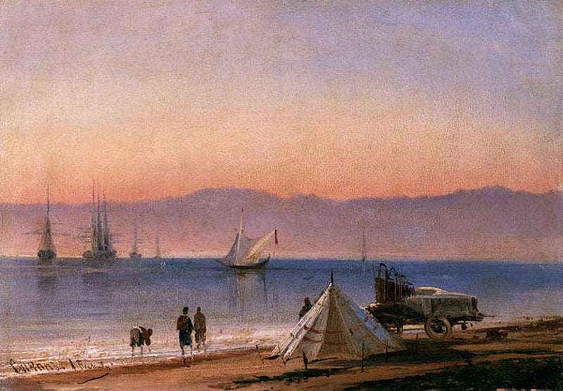 Sinop. Turkey by Alexey Bogolyubov — Oil Painting Reproduction