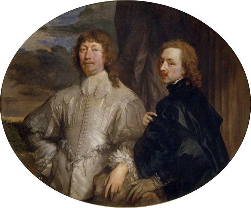 Sir Endymion Porter and the Artist by Anthony van Dyck — Oil Painting Reproduction