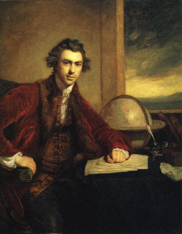 Sir Joseph Banks by Joshua Reynolds — Oil Painting Reproduction