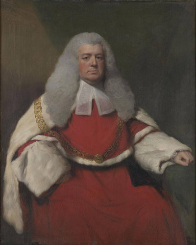 Portrait of Sir James Eyre in entryway