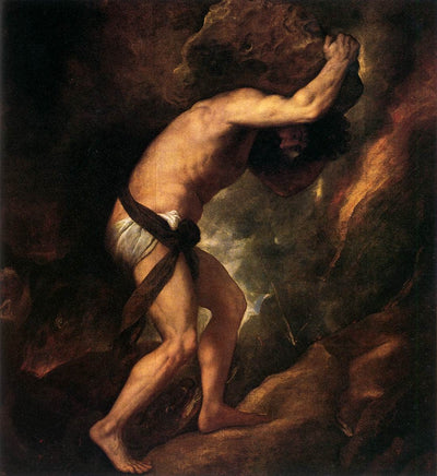 Sisyphus in kitchen