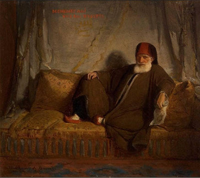 Sketch for the Portrait of Muhammad Ali, Viceroy of Egypt in kitchen