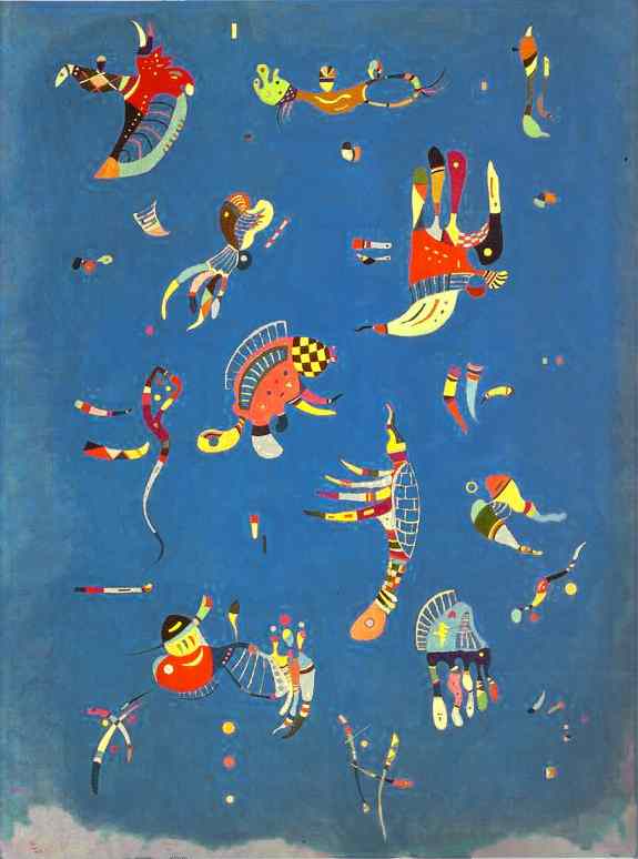 Sky Blue by Wassily Kandinsky — Oil Painting Reproduction