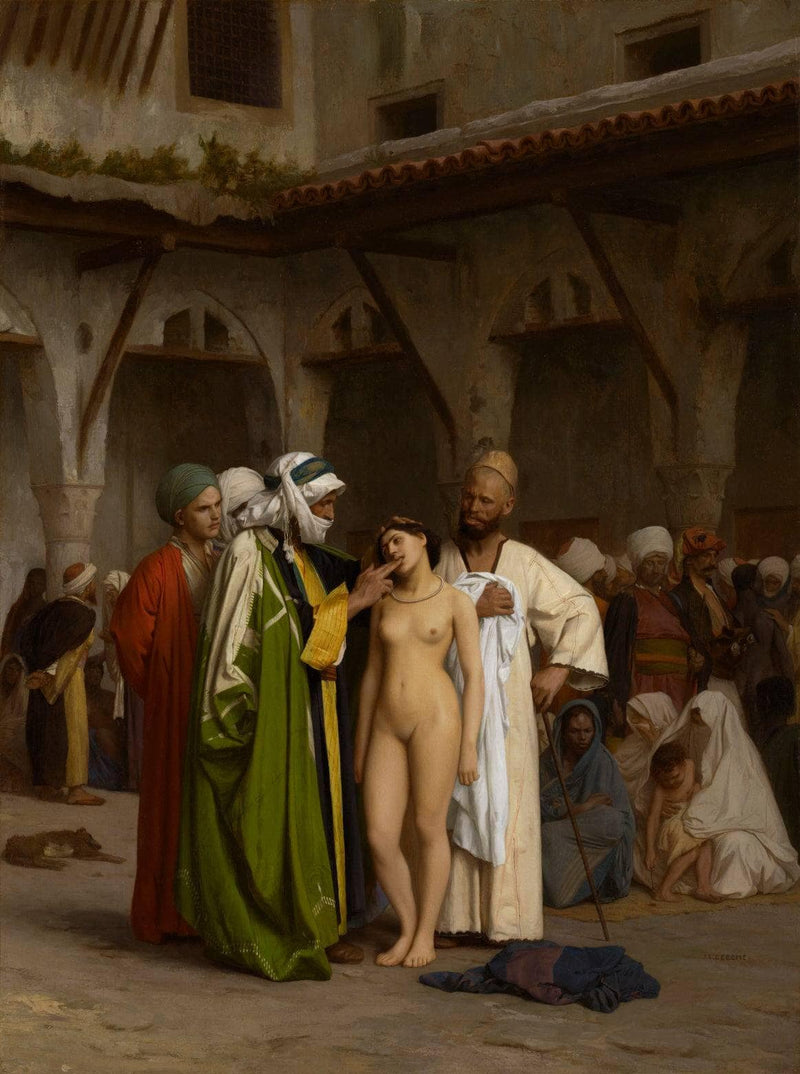 Slave Market by Jean-Leon Gerome — Oil Painting Reproduction