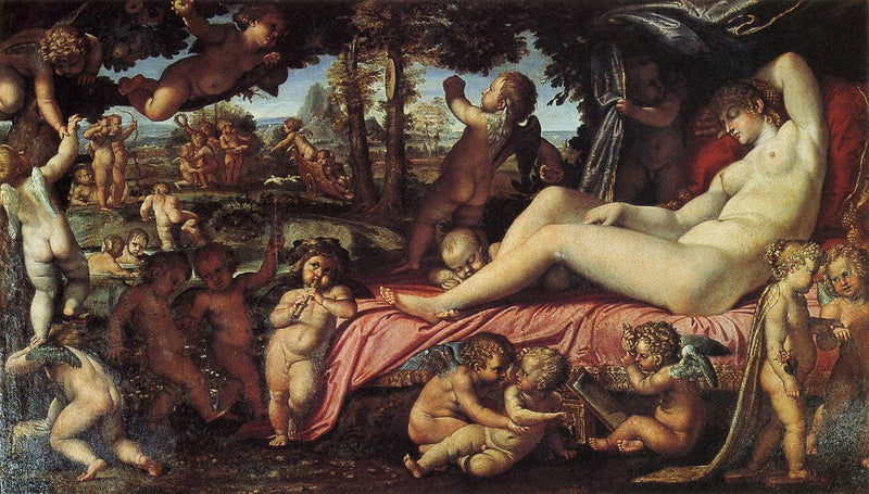 Sleeping Venus by Annibale Carracci — Oil Painting Reproduction