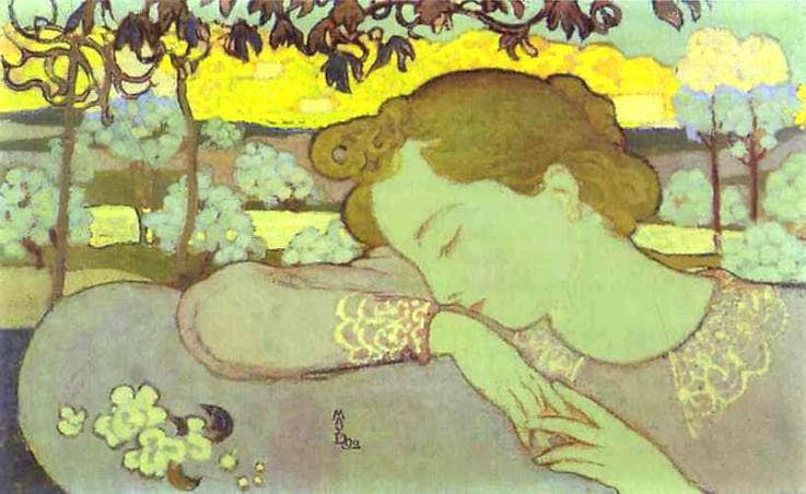 Sleeping Woman by Maurice Denis — Oil Painting Reproduction