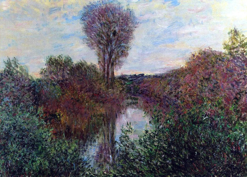 Small Branch of the Seine by Claude Monet — Oil Painting Reproduction