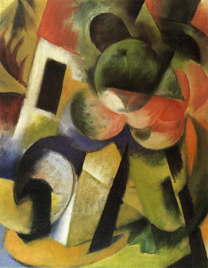 Small Composition II by Franz Marc — Oil Painting Reproduction