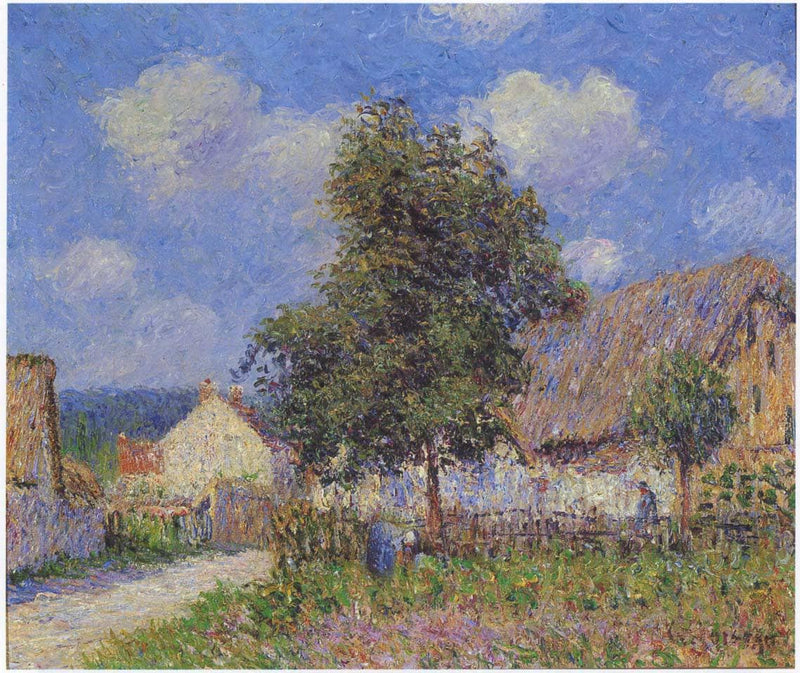 Small Farm at Vaudreuil by Gustave Loiseau — Oil Painting Reproduction
