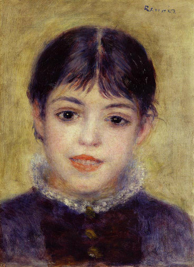 Smiling Young Girl in living room