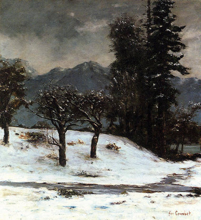 Snow in entryway