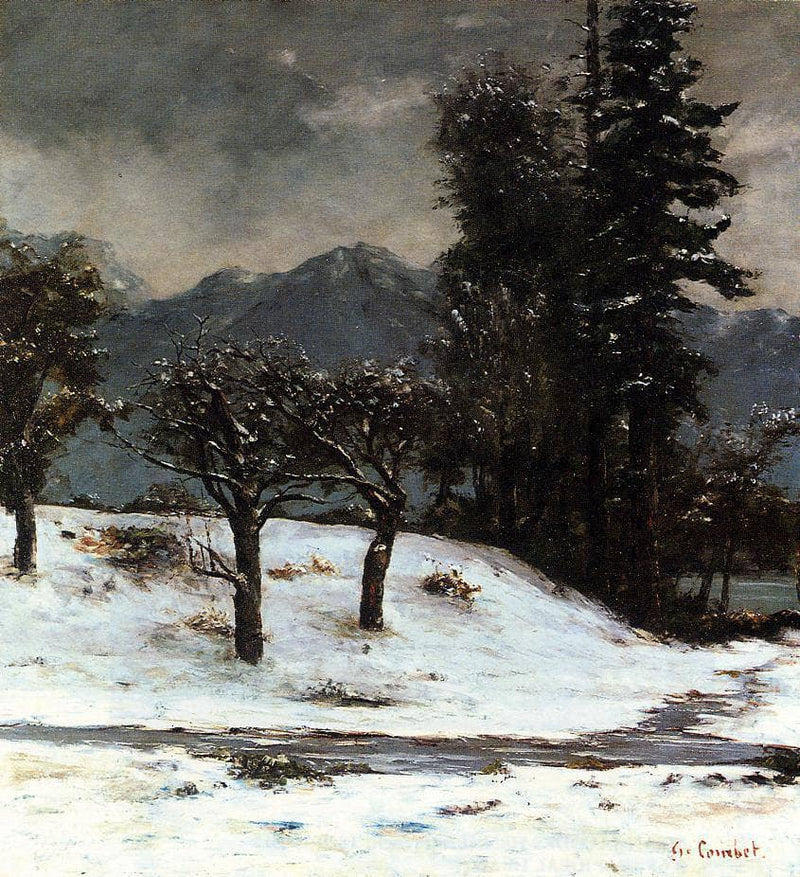 Snow by Gustave Courbet — Oil Painting Reproduction
