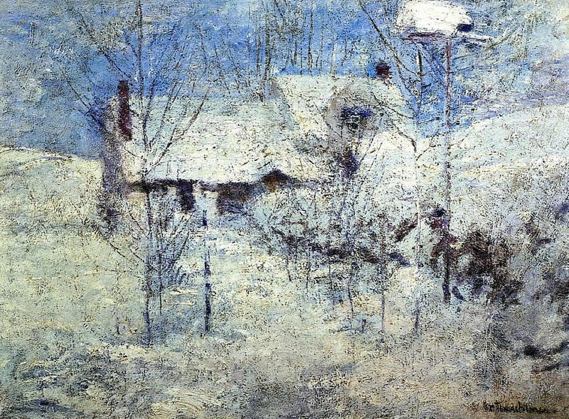 Snowbound by John Henry Twachtman — Oil Painting Reproduction