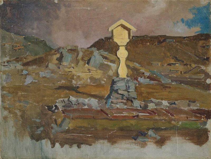 Soldier's Grave by John Quincy Adams — Oil Painting Reproduction