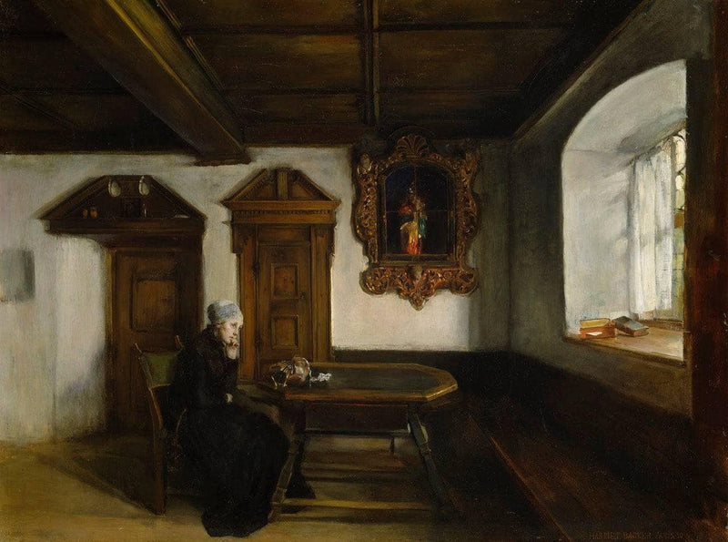Solitude by Harriet Backer — Oil Painting Reproduction