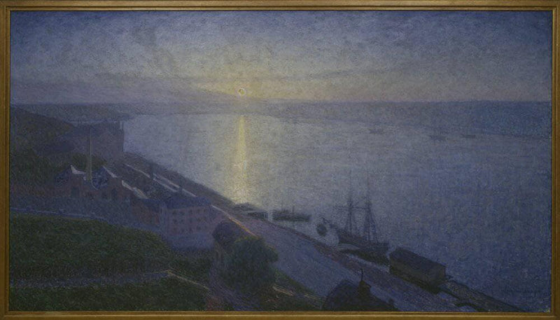 Solnedgång by Eugène Jansson — Oil Painting Reproduction
