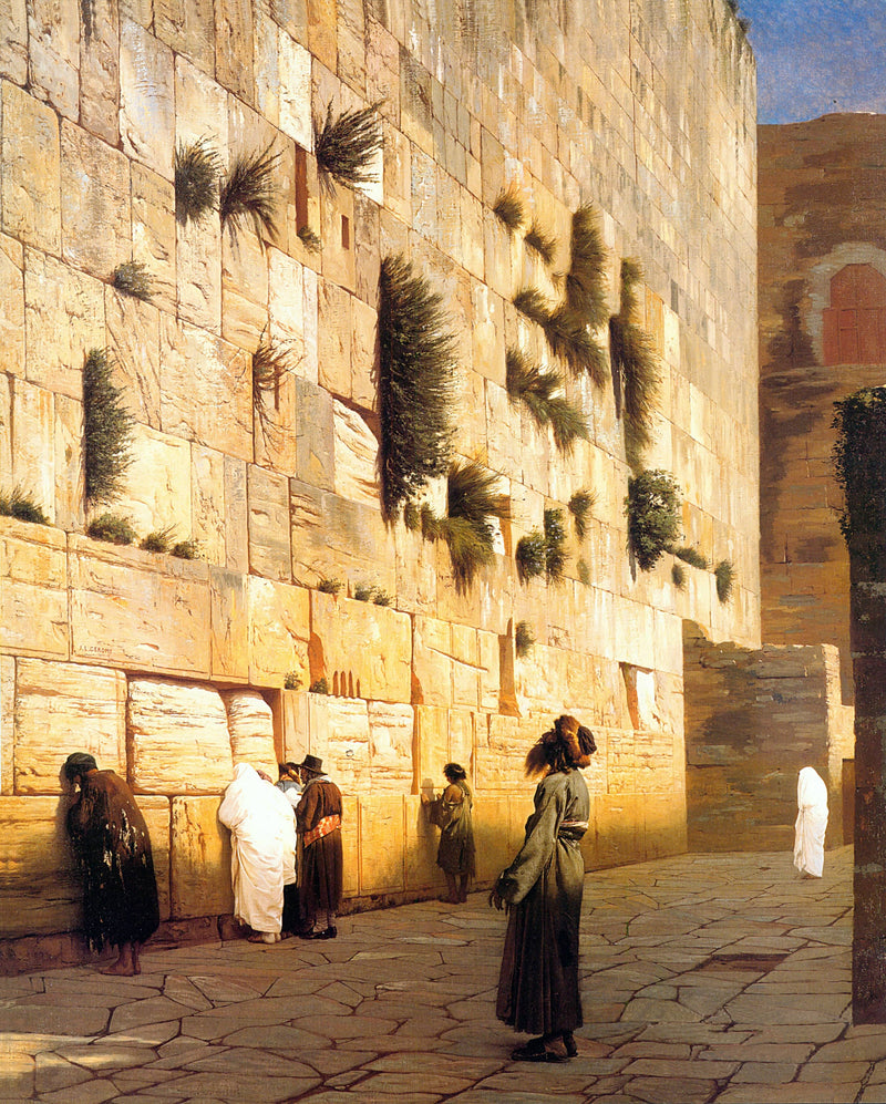 Solomon's Wall, Jerusalem by Jean-Leon Gerome — Oil Painting Reproduction