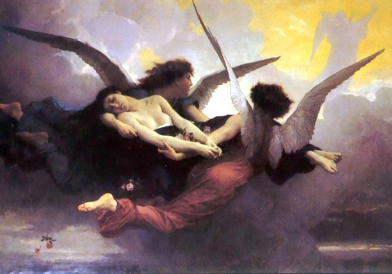 Soul Carried to Heaven by William-Adolphe Bouguereau — Oil Painting Reproduction