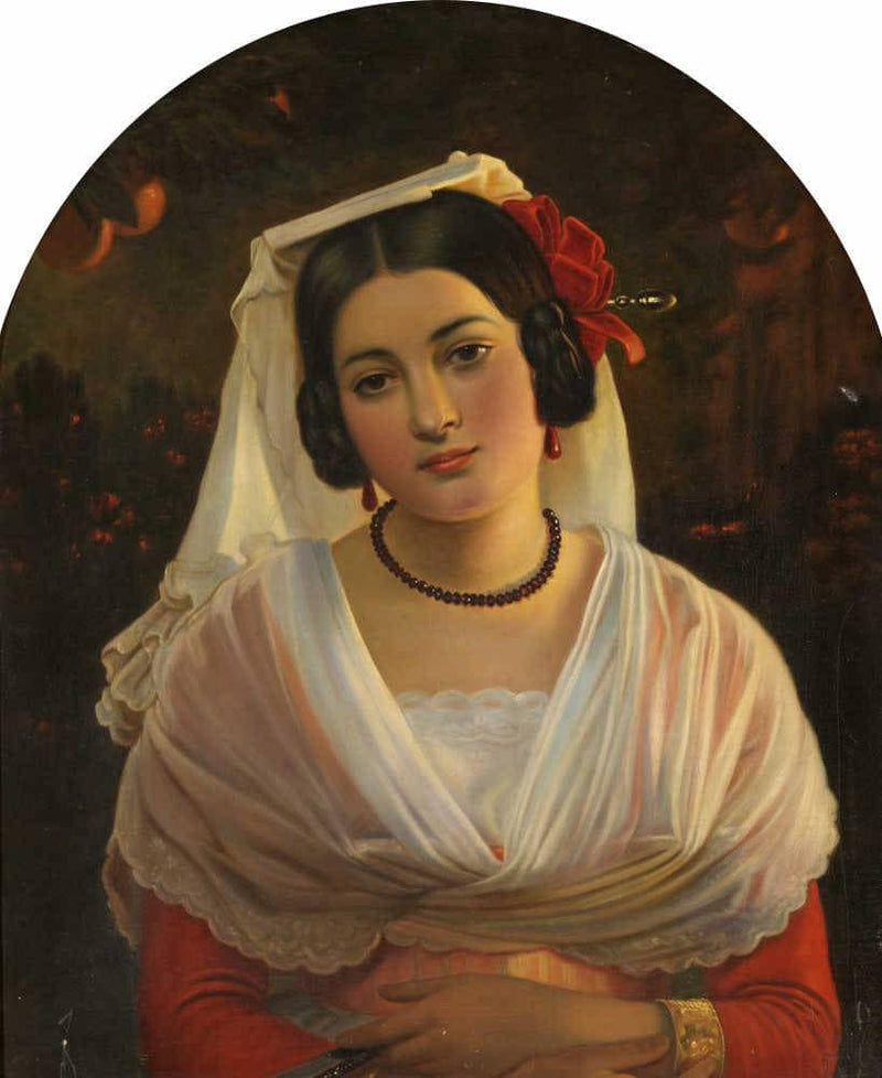 Spanish Lady by Penry Williams — Oil Painting Reproduction