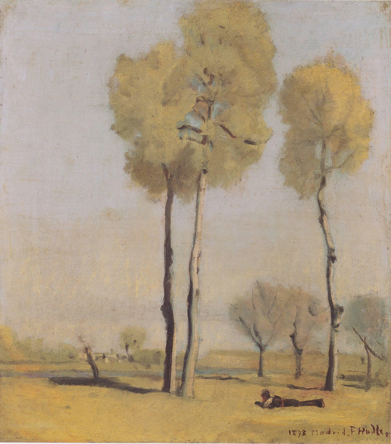 Spanish landscape by Ferdinand Hodler — Oil Painting Reproduction