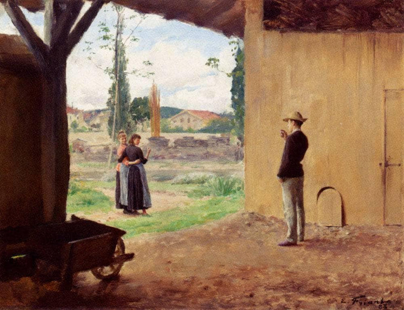 Spring by Émile Friant — Oil Painting Reproduction