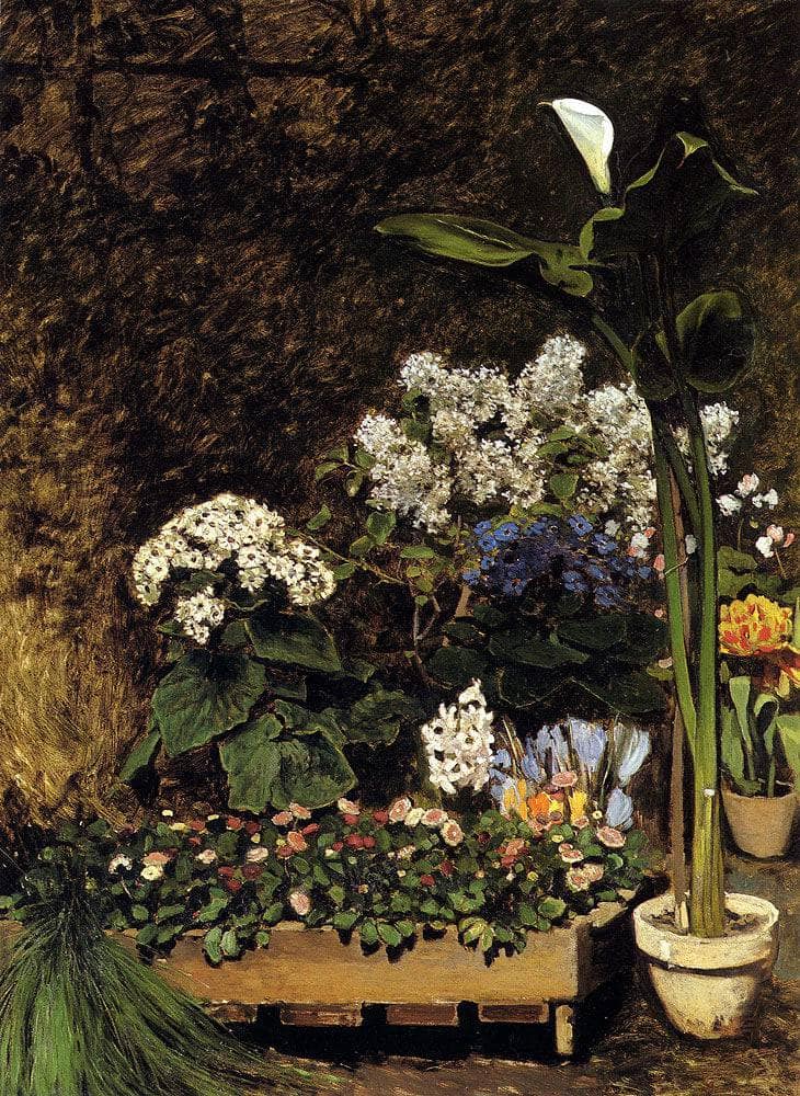 Spring Flowers by Pierre-Auguste Renoir — Oil Painting Reproduction