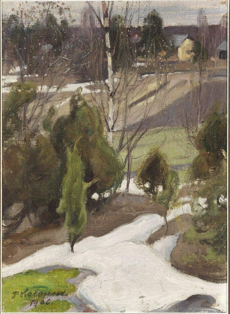 Spring Frost by Pekka Halonen — Oil Painting Reproduction