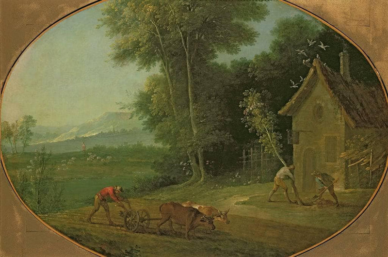 Spring Landscape by Jean-Baptiste Oudry — Oil Painting Reproduction